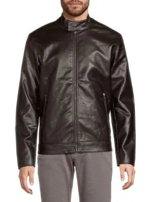 Faux Leather Jacket