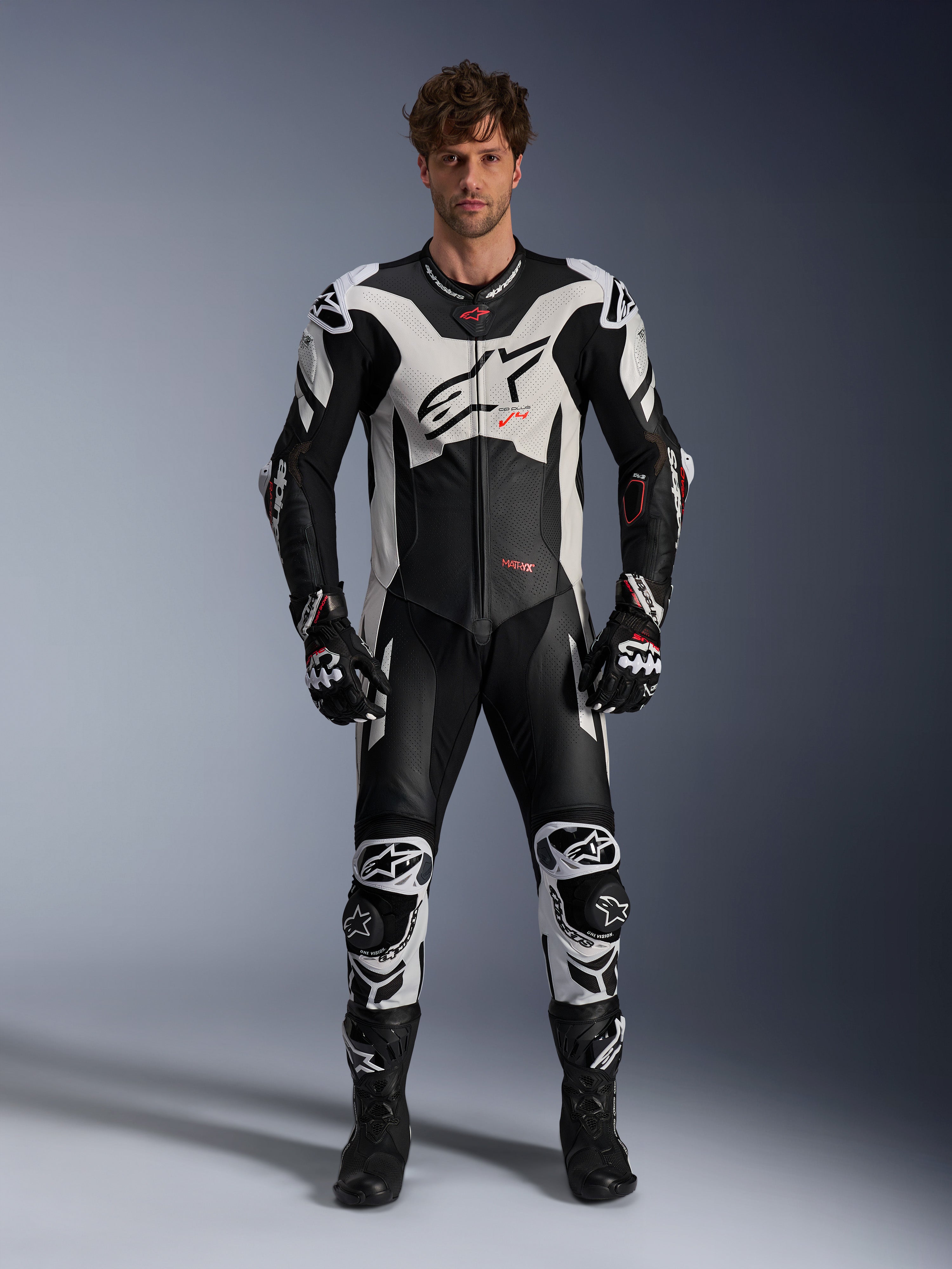 Gp Plus V4 Sprint Leather Suit - 1Piece