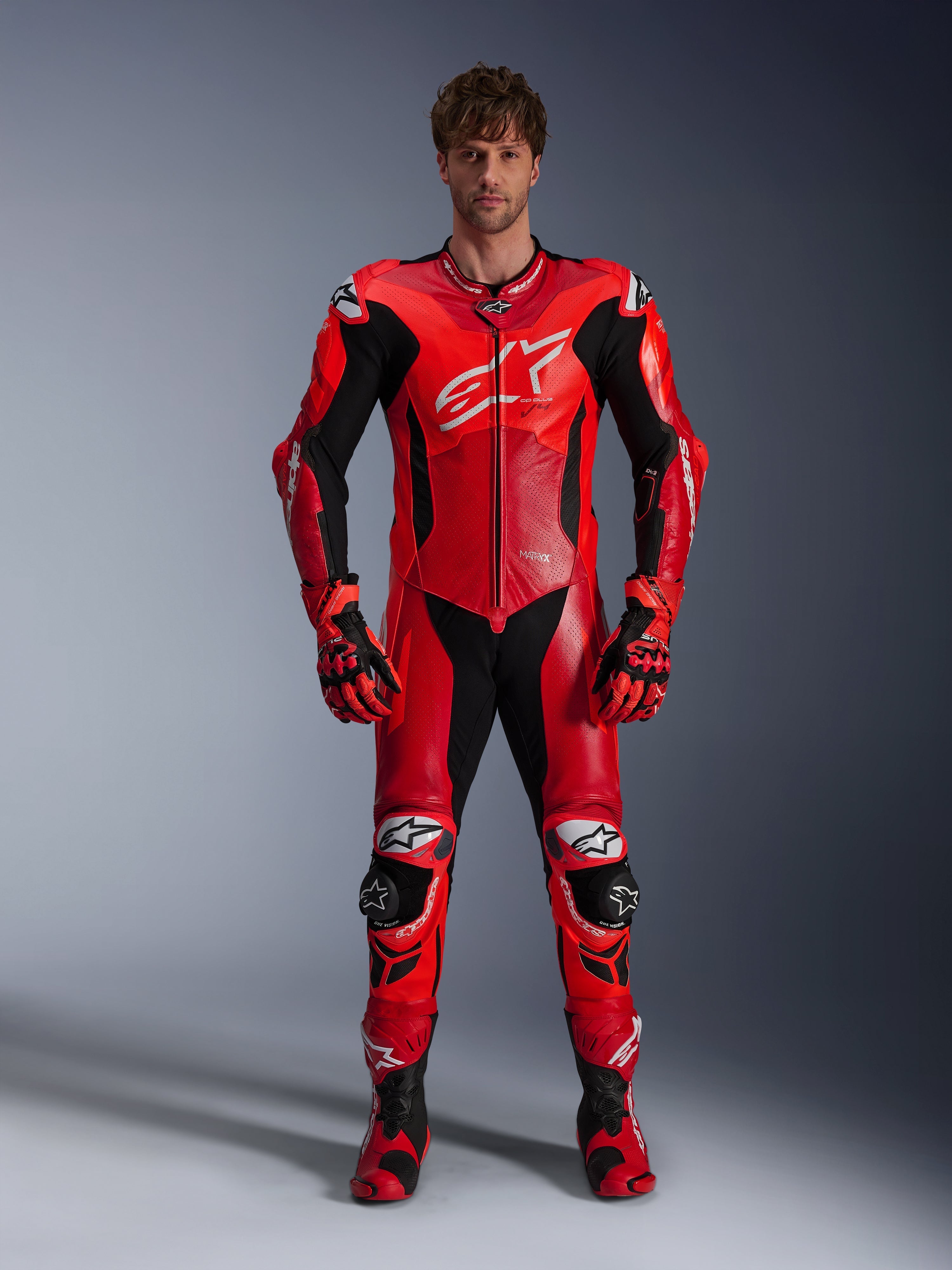 Gp Plus V4 Sprint Leather Suit - 1Piece