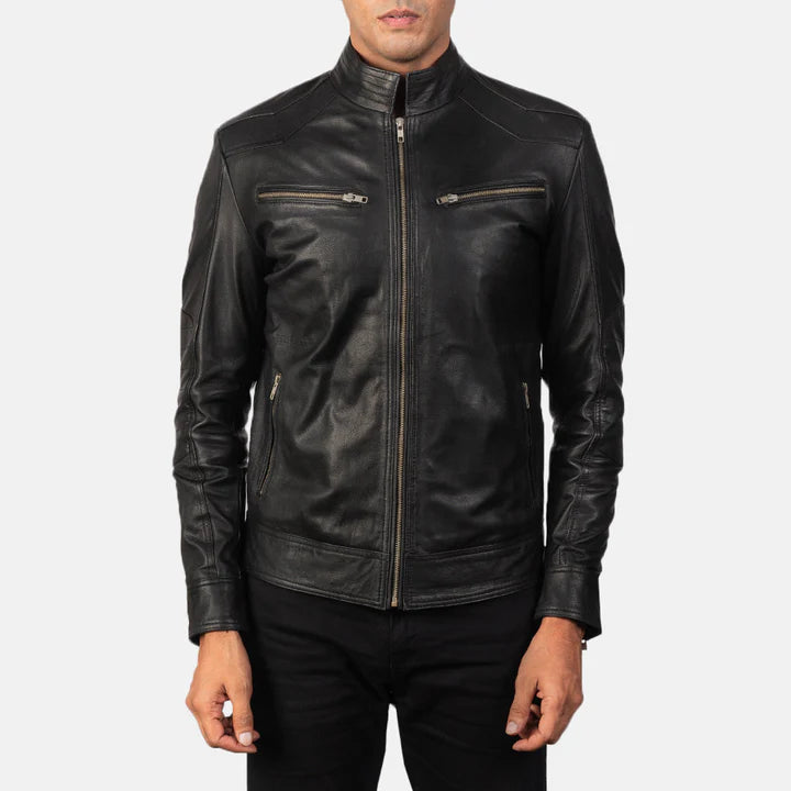 Allaric Alley Mocha Suede Biker Jacket