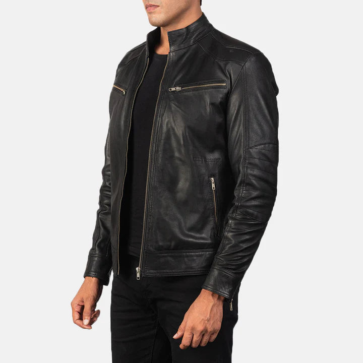 Allaric Alley Mocha Suede Biker Jacket