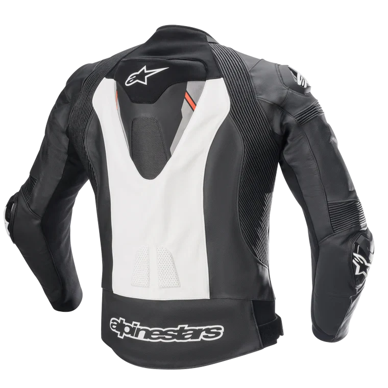 Alpinestars Missile Ignition V2 Leather Jacket Black/White